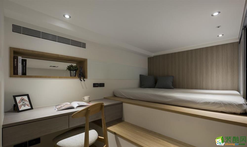 桂林64平米一室一厅装修—桂之美小户型极简风格设计作品