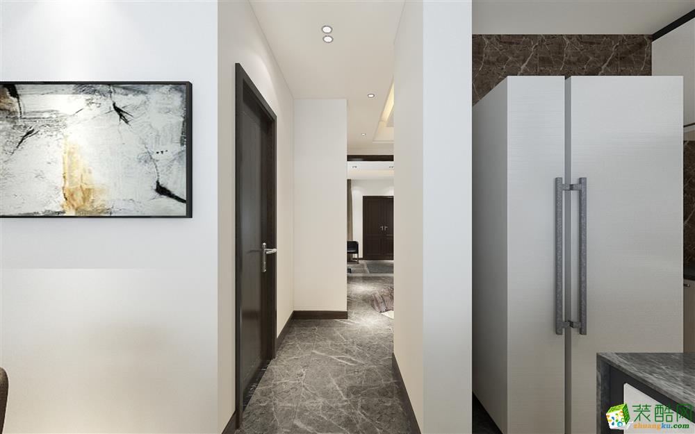 重庆 听蓝湾290平米现代风格跃层住宅案例装修效果图赏析-美的家装饰