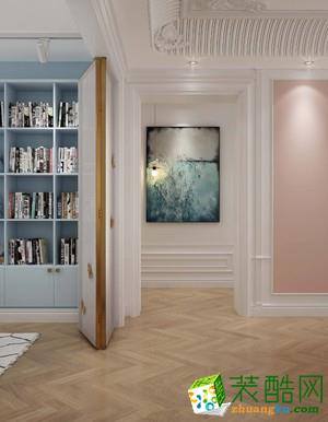 四季新家园87㎡两室两厅北欧风格装修设计效果图