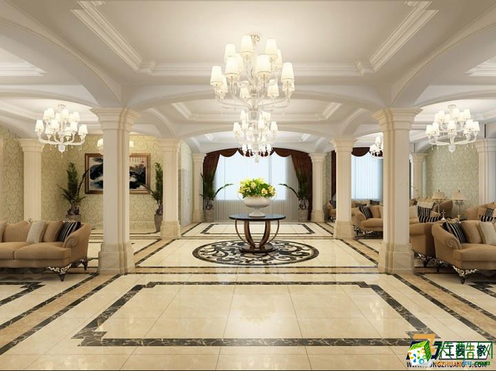 西安酒店大厅设计装修效果图
