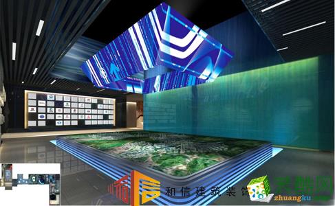 成都展厅装修设计公司-天府新区规划展厅