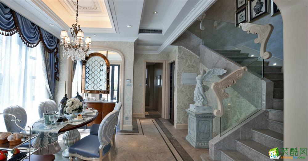 星杰国际设计-中海雍城世家278平别墅风格装修效果图