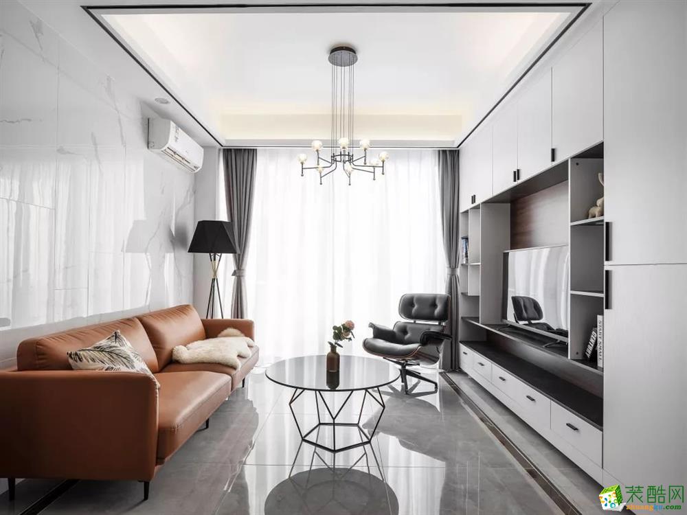 杭州80㎡两室一厅现代简约风格设计效果图