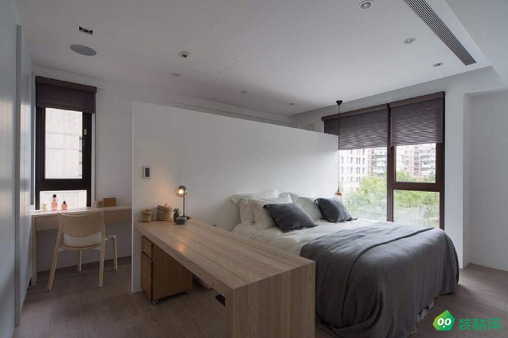 青岛110平米日系风格三室两厅装修效果图