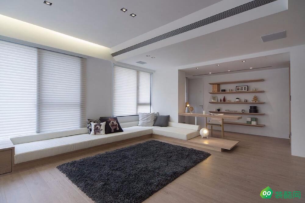 佛山110平米日式風格三室一廳裝修效果圖-洋溢裝飾