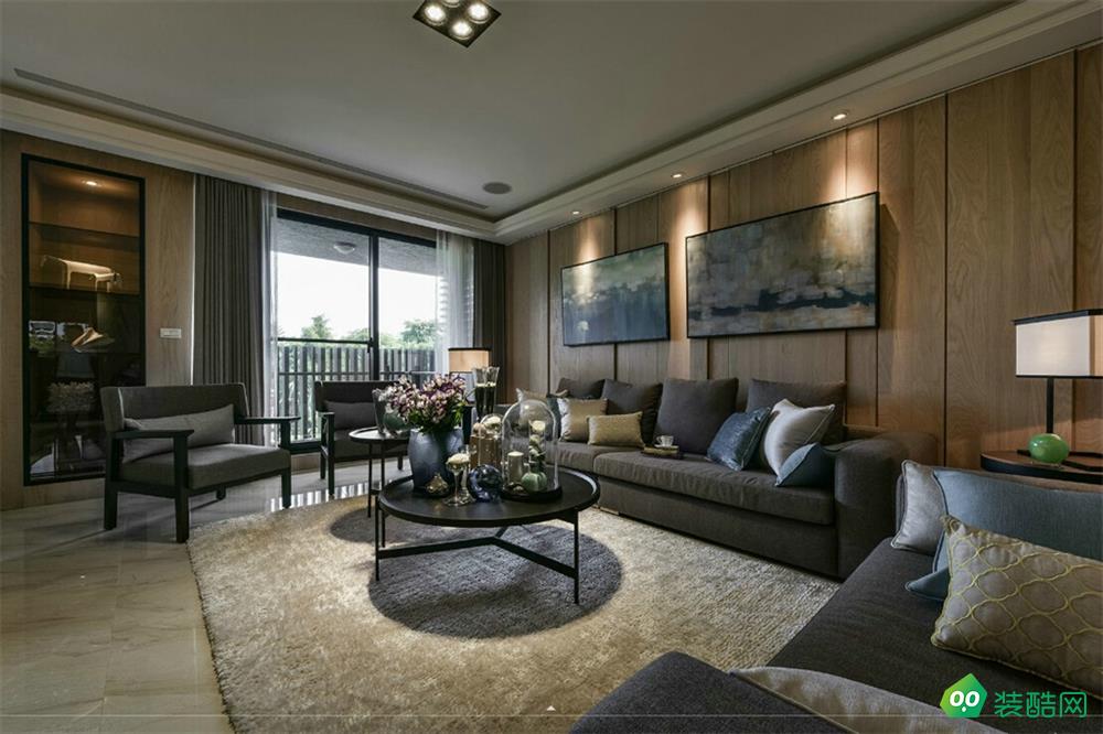 佛山109平米現代風格三室一廳裝修效果圖-和邦盛世裝飾