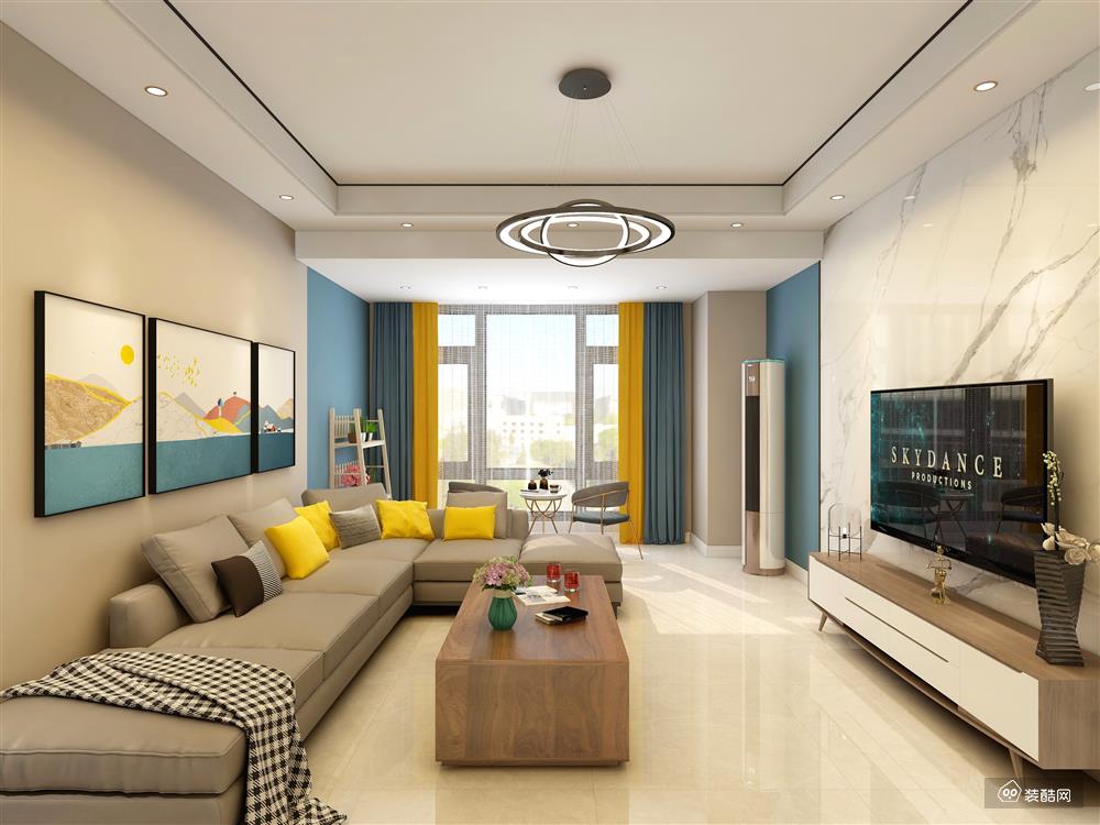 现代风格以符合现代人的生活习惯的室内居住空间现实舒适的 居 