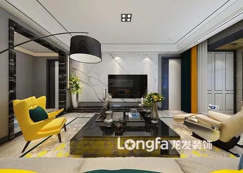 【龙发装饰】枫丹丽舍171平米现代简约风，低调而不失优雅的居室