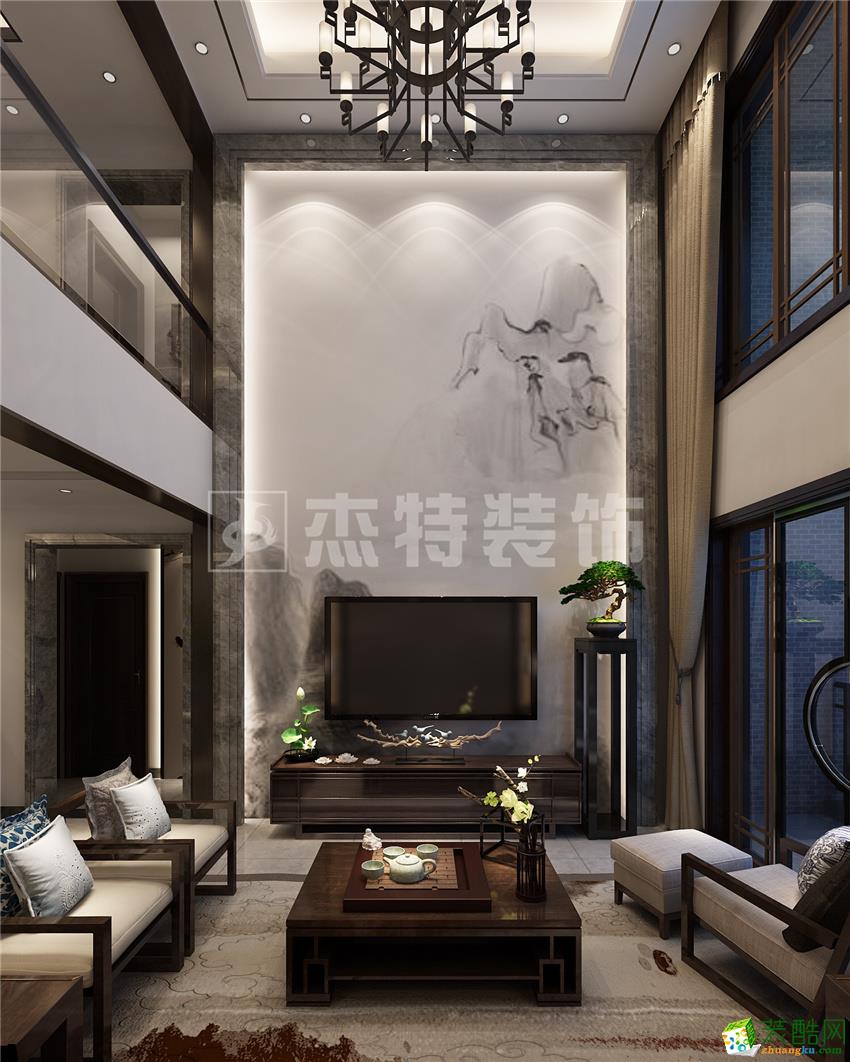 桂林270方别墅装修―奥林匹克新中式风格别墅设计作品
