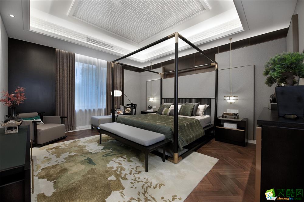 桂林130平米两室两厅装修―新中式风格设计作品