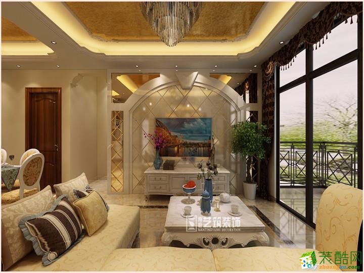 桂林120�O三室两厅装修―漓江大美欧式风格装修效果图