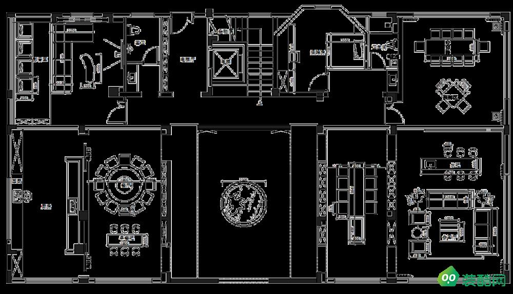 西安170平米现代四室两厅两卫装修效果图