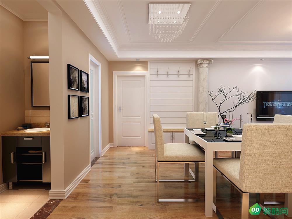 重庆110平米现代简约风格三居室装修案例图片