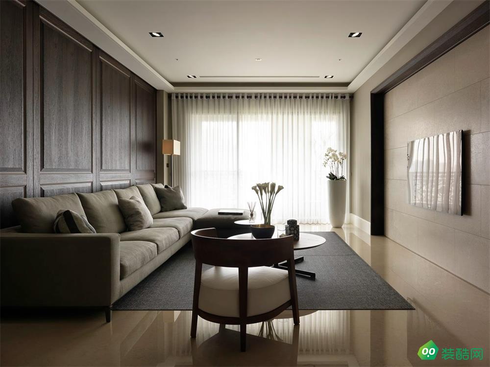 湘西138平米现代风格三室两厅装修效果图-一善装饰
