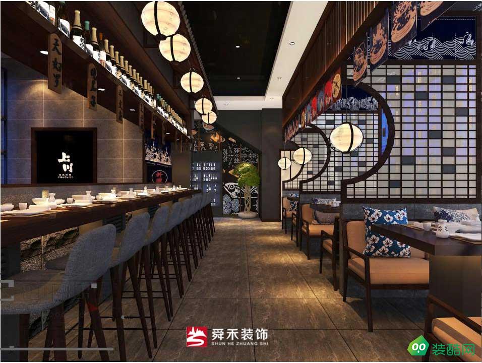 济南舜禾公司日料餐厅装修设计