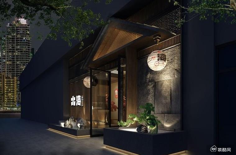 杭州200平米海鲜料理餐厅装修设计案例