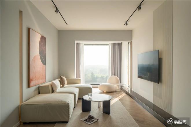 桂林108平米现代简约风格三室装修效果图