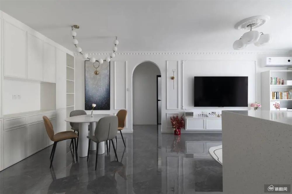 怒江安居装饰-89平米两居室现代简约装修效果图