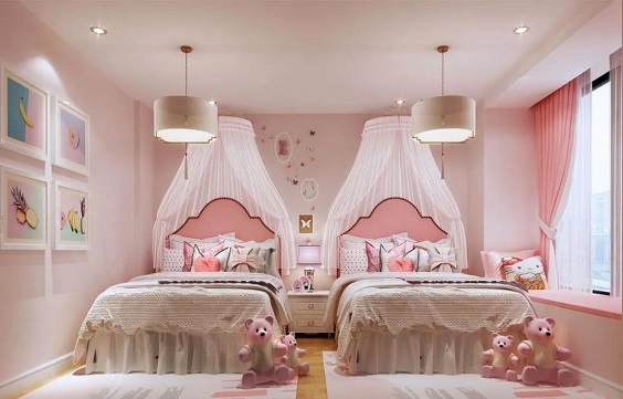 两个女儿卧室设计图片